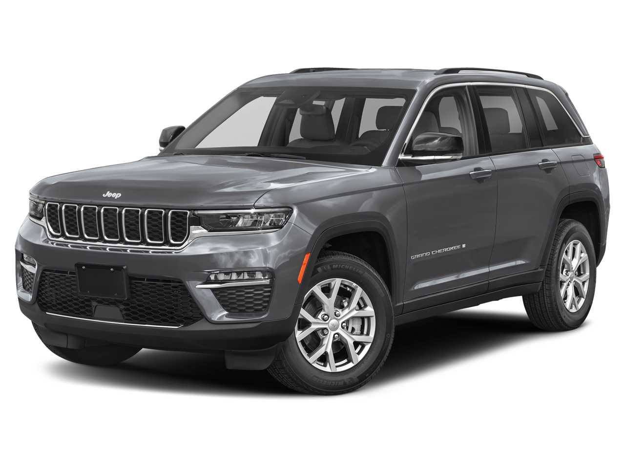 2024 Jeep Grand Cherokee Altitude X in Baltic Gray Metallic Clearcoat — front three-quarter view