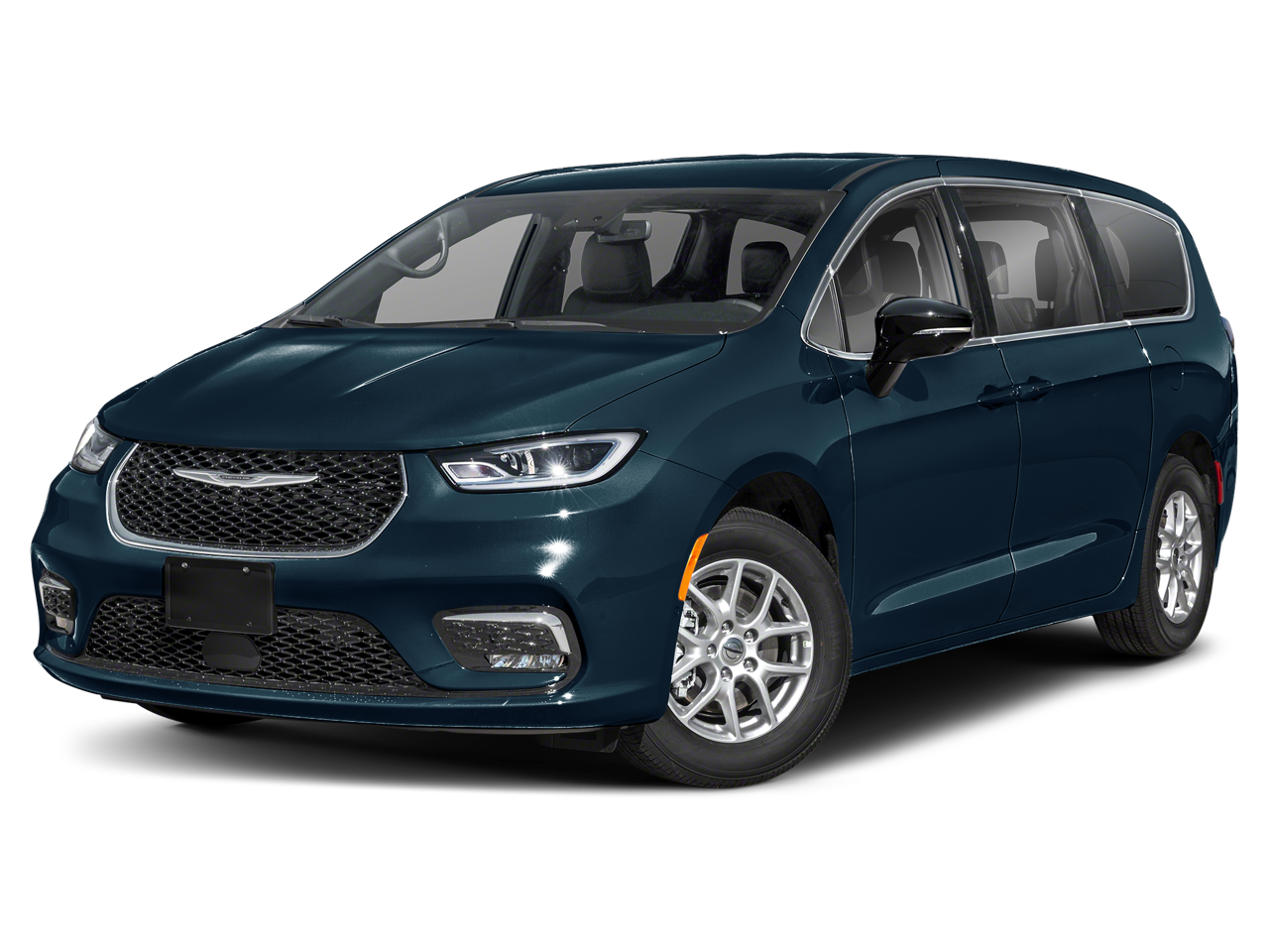2025 Chrysler Pacifica Select in Fathom Blue Pearlcoat — front three-quarter view