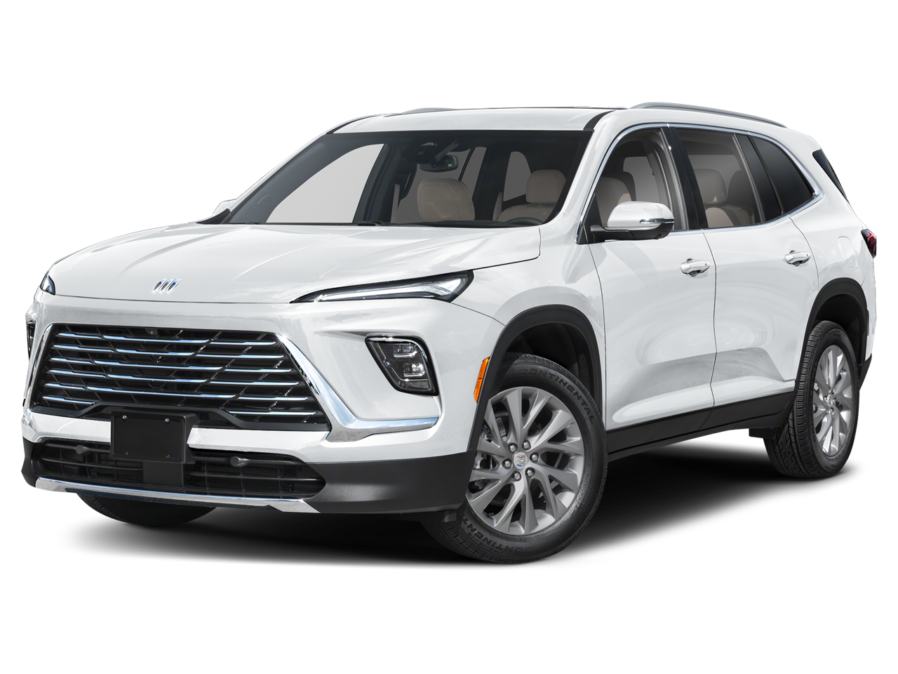 2026 Buick Enclave Preferred in Summit White — front three-quarter view