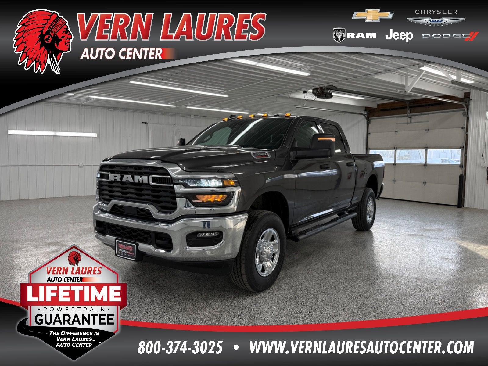 2026 RAM 2500 Tradesman in Granite Crystal Metallic Clearcoat — front three-quarter view